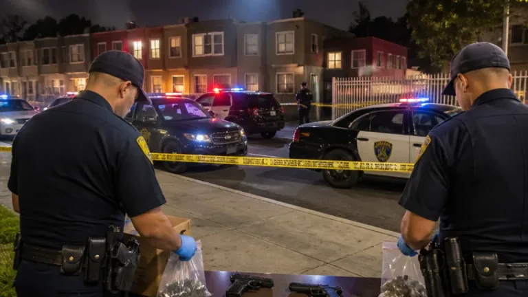 Oakland police recover multiple handguns, make three arrests in East Oakland operation