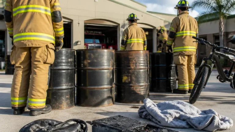 Officials warn explosion-proof bags can fail as lithium-ion fires grow hotter, faster