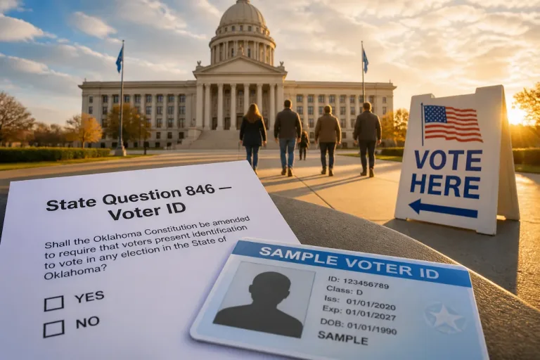 Oklahoma voters to decide whether voter ID rule is written into the state constitution
