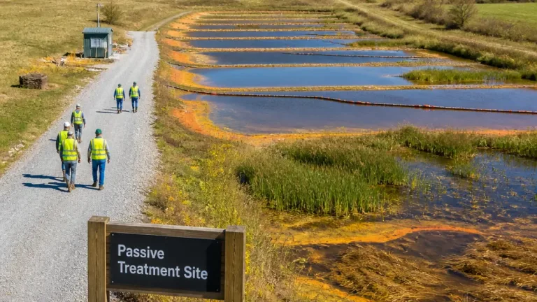 Passive wetlands, settling ponds quietly remove iron from Pennsylvania streams