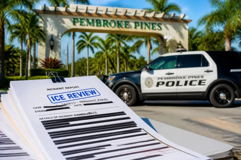 Pembroke Pines records show traffic stops, two arrests tied to police-ICE 287(g) partnership
