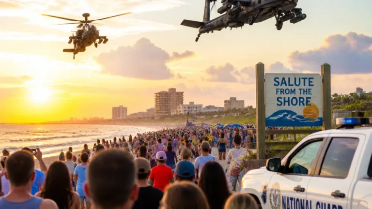 Pentagon restores flight status for 8 South Carolina pilots after July 4 beach flyover review