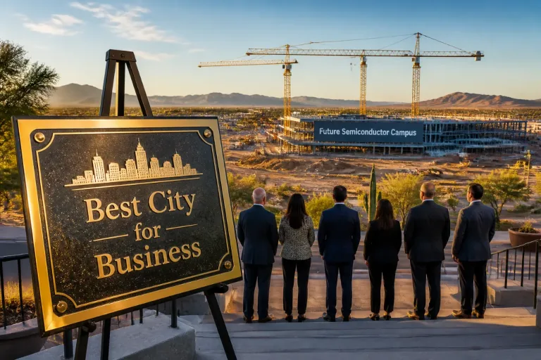 Peoria named Arizona’s top city for business as major semiconductor project looms
