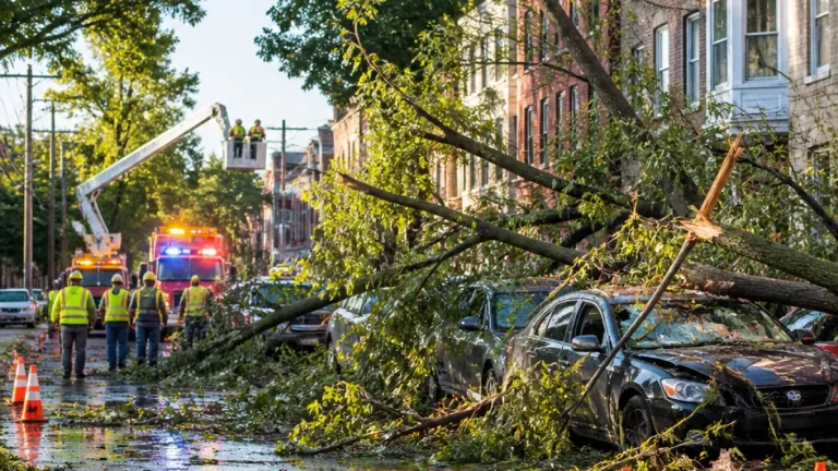 Philadelphia declares disaster emergency after series of destructive microbursts