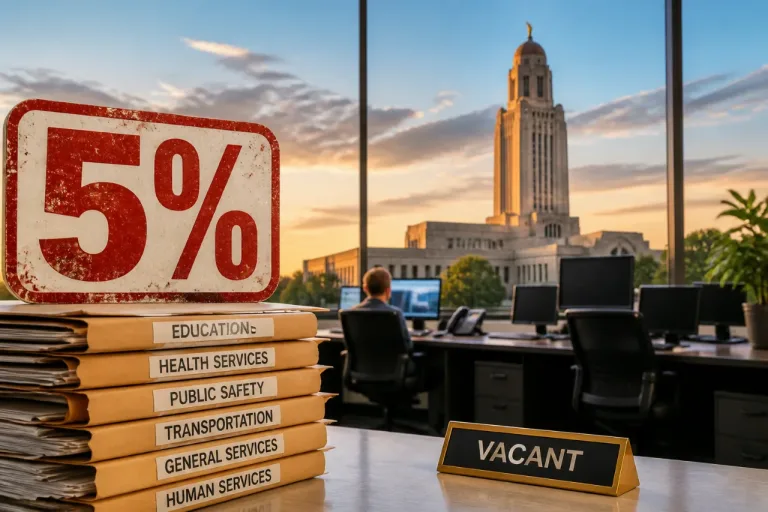 Pillen orders at least 5% cuts across state agencies, sparking warnings from public employees