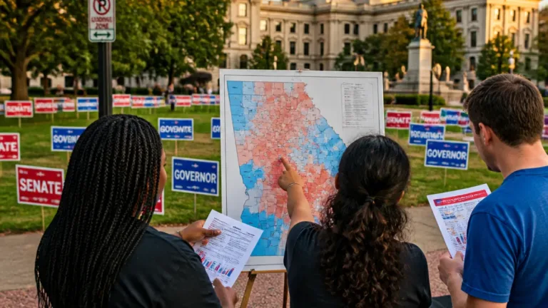 Polls show split picture in Georgia as Ossoff leads Senate while governor’s race tightens