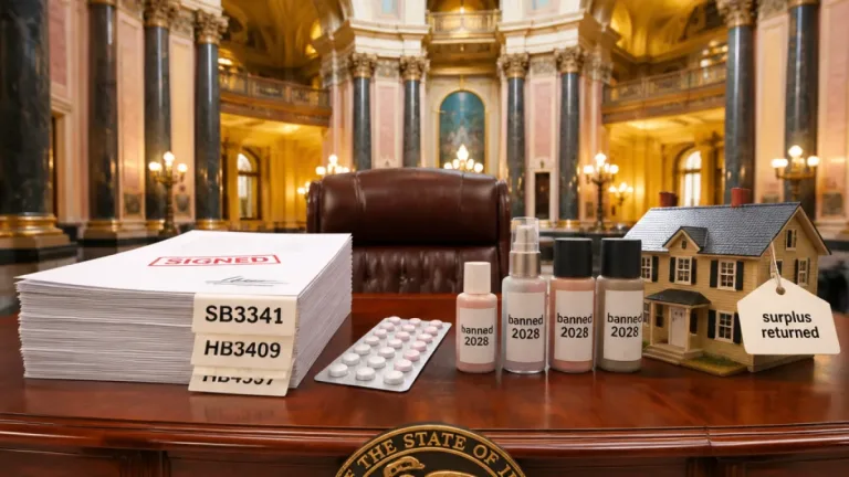 Pritzker signs 31 laws including new birth control access, cosmetic bans and property tax fix