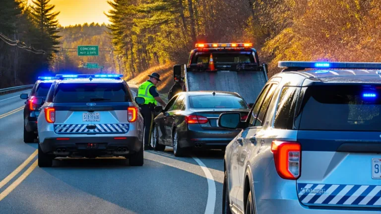 Pursuit from Concord Ends in Loudon; Pittsfield Man Charged after Early-Morning Arrest