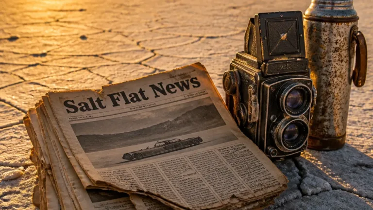 Quirky Salt Flat News captured Utah West Desert’s oddities and faded with the salt