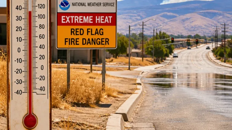 Record heat bakes Wyoming, highs up to 110°F; fire danger and warnings remain