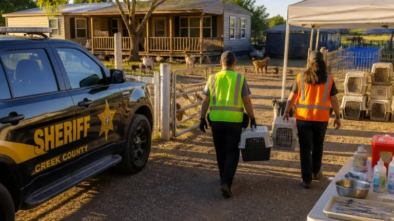 Rescue group and sheriff's office work to curb rapid growth of dog population near Depew