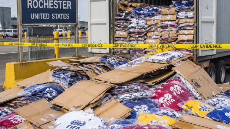 Rochester customs seize 80 counterfeit soccer jerseys, including 40 labeled FIFA