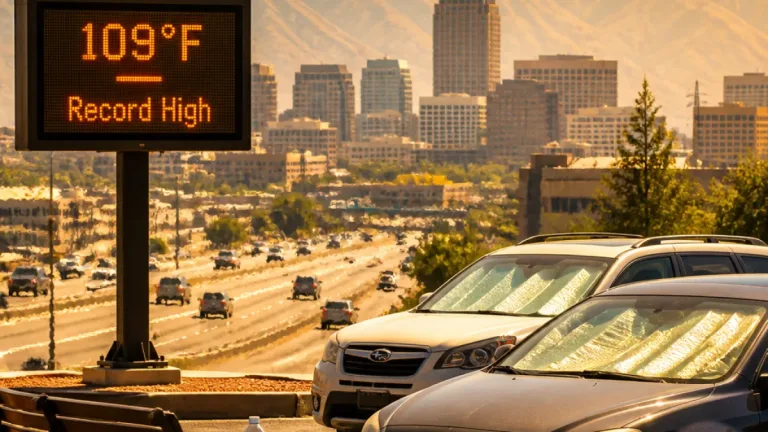 Salt Lake City records a new all-time high of 109 degrees amid intense heat dome