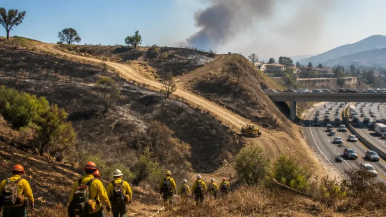 San Bernardino wildfire near Chino Hills 50% contained after burning 20 acres