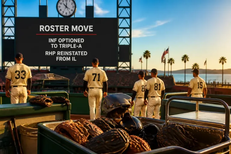 San Francisco Giants option reliever Ryan Walker to Triple-A as Whisenhunt gets start