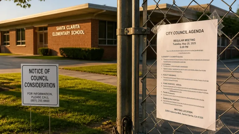 Santa Clarita council to consider purchase of Santa Clarita Elementary School property