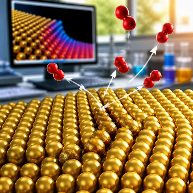 Researchers identify atomic rearrangement that keeps gold from tarnishing