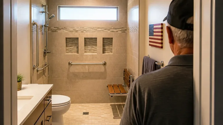Scottsdale veteran receives bathroom makeover through local 'Showers for Heroes' program