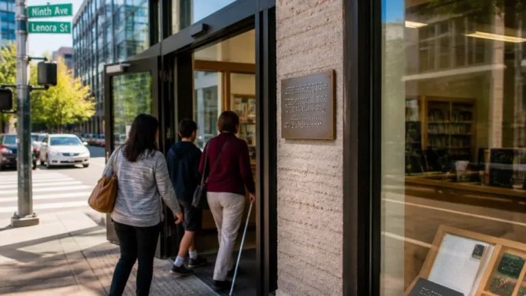 Seattle's only braille library in South Lake Union reopens for walk-in service
