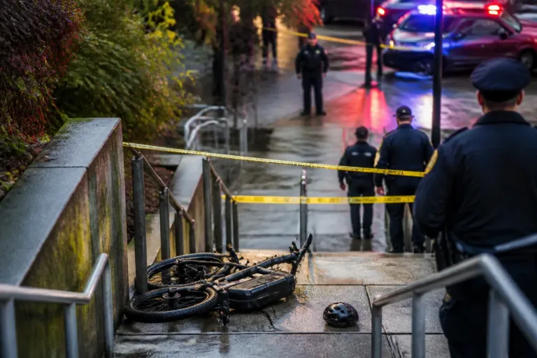 Seattle teen dies after high-powered e-bike crash on Howe Street staircase