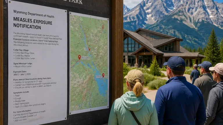 Second measles case confirmed in Teton County; park visitors alerted to exposure sites