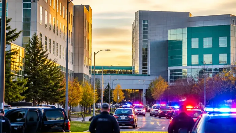 Shots fired near Providence Alaska hospital prompt hours‑long lockdown, UAA reports suspect was breaking into cars