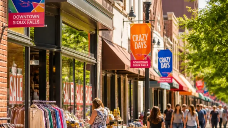 Sioux Falls shoppers urged to support downtown businesses during Crazy Days