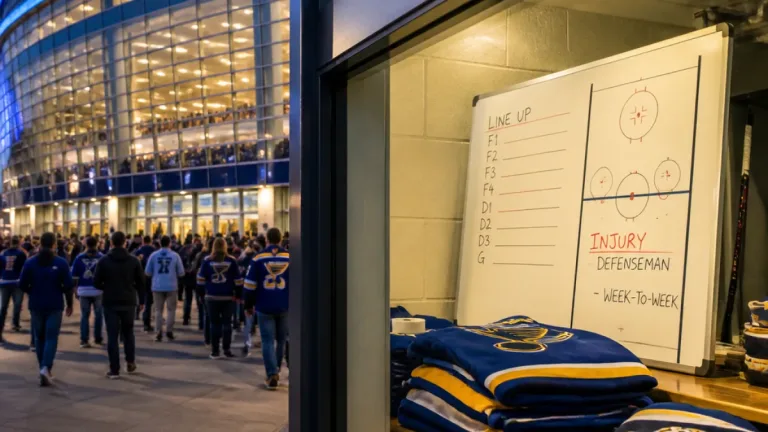 St. Louis Blues face roster disruptions ahead of home game at Enterprise Center