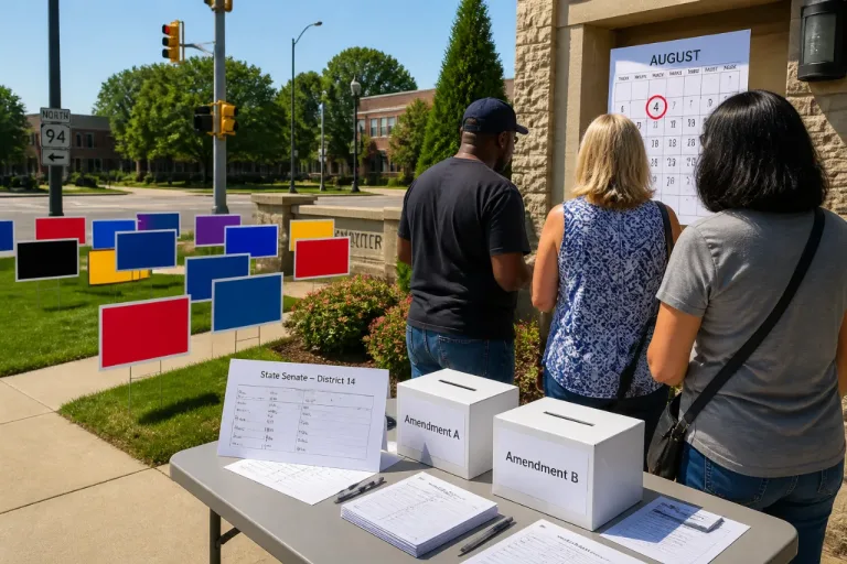St. Louis voters face crowded Democratic primary for North County state Senate seat