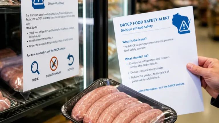 State health alert: undeclared allergens found in bratwurst product, DATCP warns