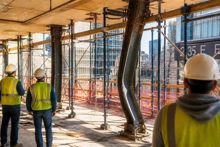 Steel columns buckle at former Pfizer site, pausing one of NYC’s largest office-to-apartment conversions