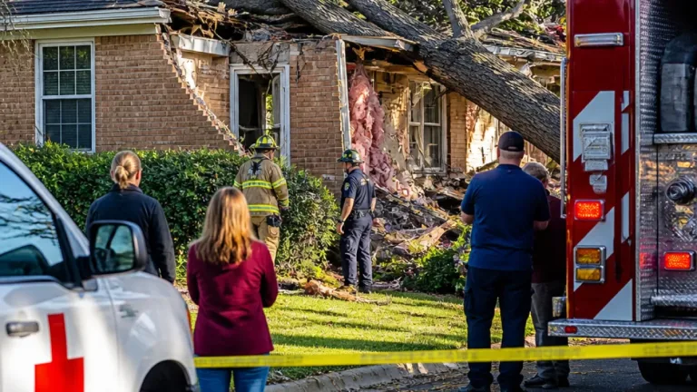 Storm topples massive tree in West Charlotte, home declared uninhabitable