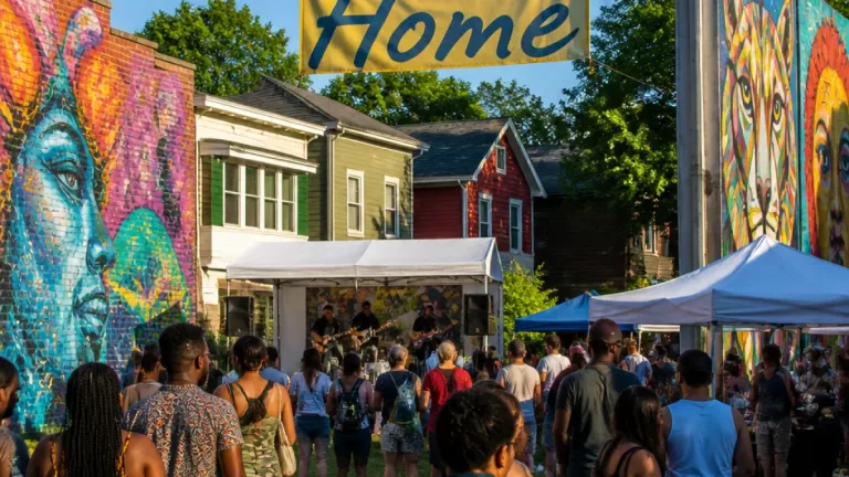 Syracuse West Side park debuts new murals, spotlights local artists and neighborhood 'Home' theme