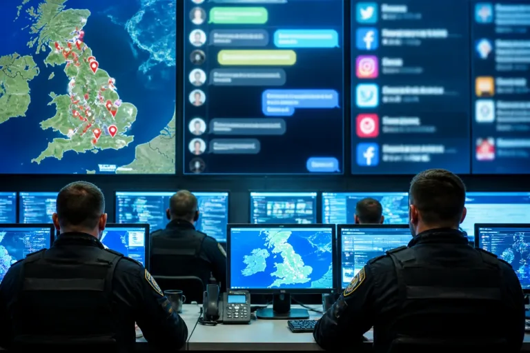 British police warn online platforms fuel rising state and extremist threats