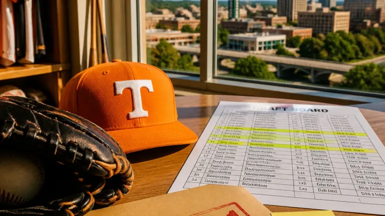 Tennessee baseball has multiple selections in 2026 MLB Draft, headlined by first-round pitchers and signees