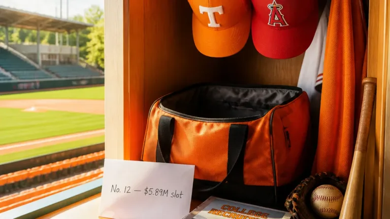 Tennessee signee Jared Grindlinger taken No. 12 overall by Angels in 2026 MLB Draft
