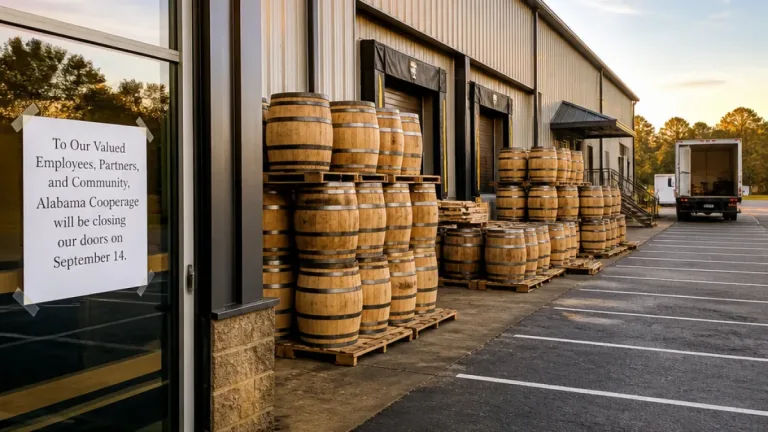 Trinity cooperage to close Sept. 14, ending more than 70 local jobs