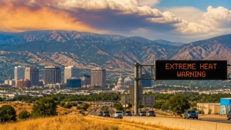 Triple-digit heat to bake Utah this weekend; warnings, wildfire risk and flash-flood threat follow