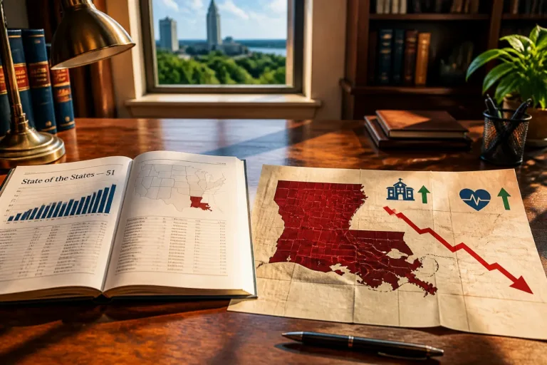 Tulane report ranks Louisiana last among states, highlights small gains amid deep problems