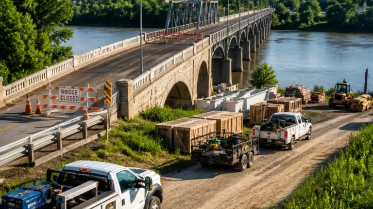 Tulsa District OKs contract to repair Kaw Dam bridge girders, work set to start after August delivery