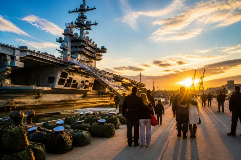 USS Nimitz Returns to Norfolk, Bringing About 3,000 Sailors Home