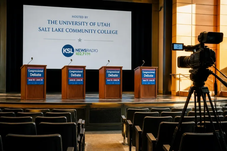 Utah Debate Commission sets four fall congressional debates, dates and hosts announced