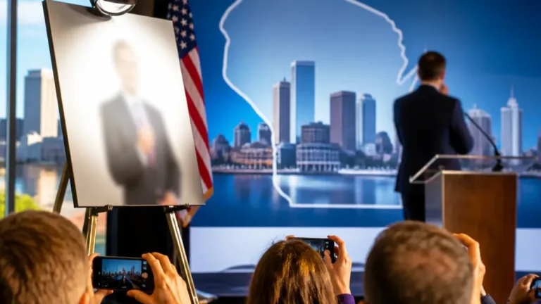 Vance's Wisconsin visit spotlights benefit-fraud push — and an awkward onstage accent attempt