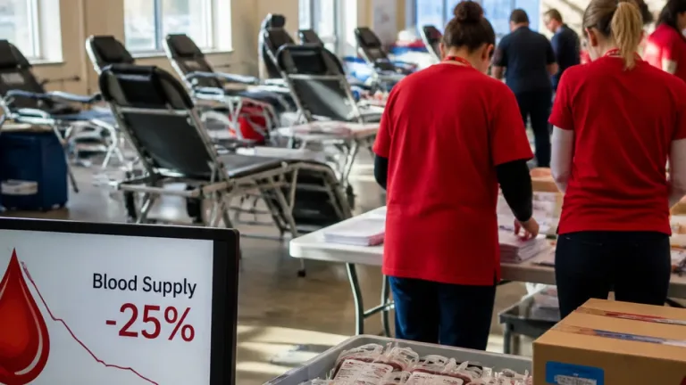 Virginia Red Cross warns 25% drop in blood supply; urges Hampton Roads donors to act