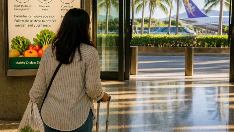 Visitor tests positive for cyclosporiasis as multistate outbreak spreads to Hawaii
