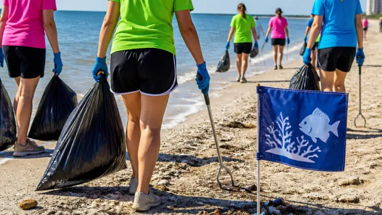 Volunteers remove fireworks debris, collect 140 pounds of trash along Mississippi Gulf Coast
