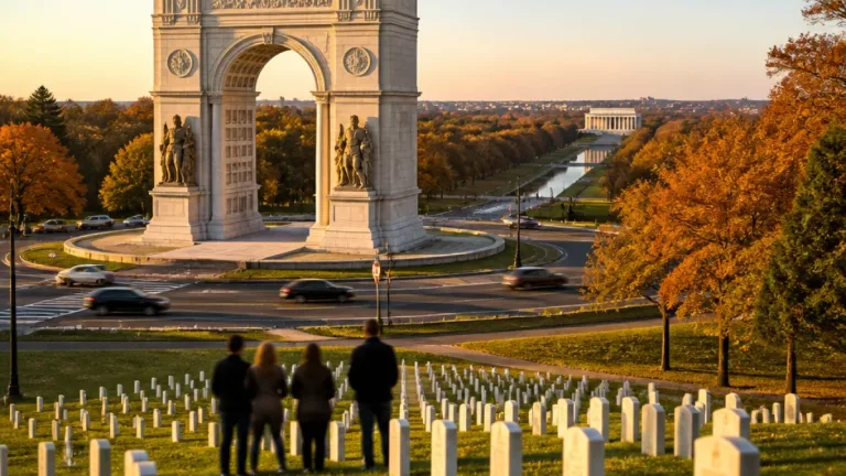 Washington veterans sue over proposed 250-foot arch that would alter capital's landscape
