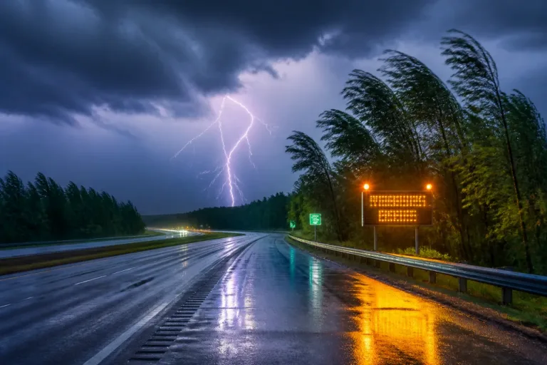 Strong thunderstorm warning issued for Inland Jasper County; gusts, lightning pose hazards
