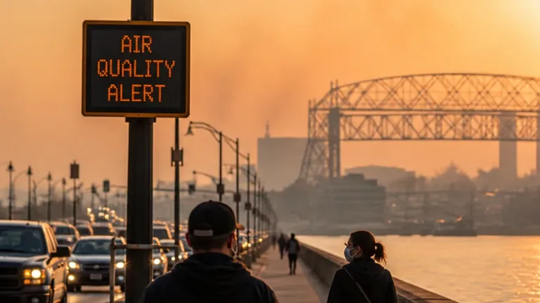 Widespread air quality alerts as northern Minnesota wildfire smoke makes air hazardous