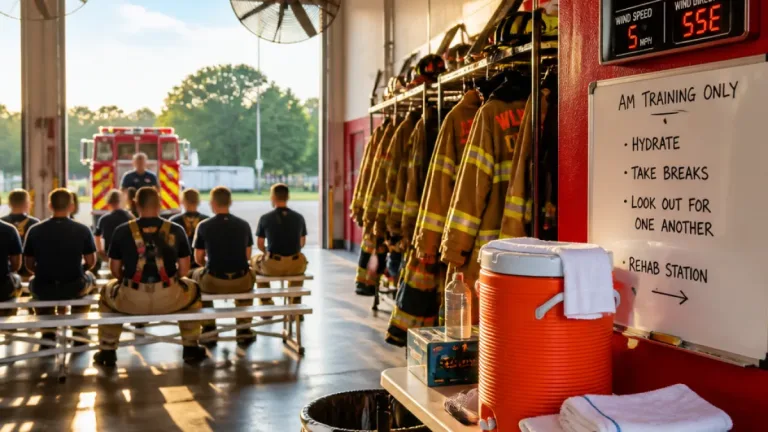 Wilmington fire crews alter routines as record heat strains operations